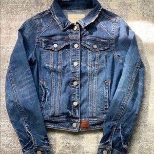 Medium Wash Anthropologie denim jacket